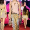 p-fro-dev Pantalon camouflage avec mousseline détachable