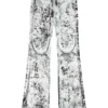 p-gen Pantalon en cuir traité
