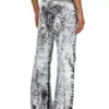 p-gen Pantalon en cuir traité