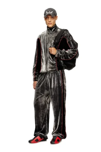p-hay Pantalon de survêtement en velours traité