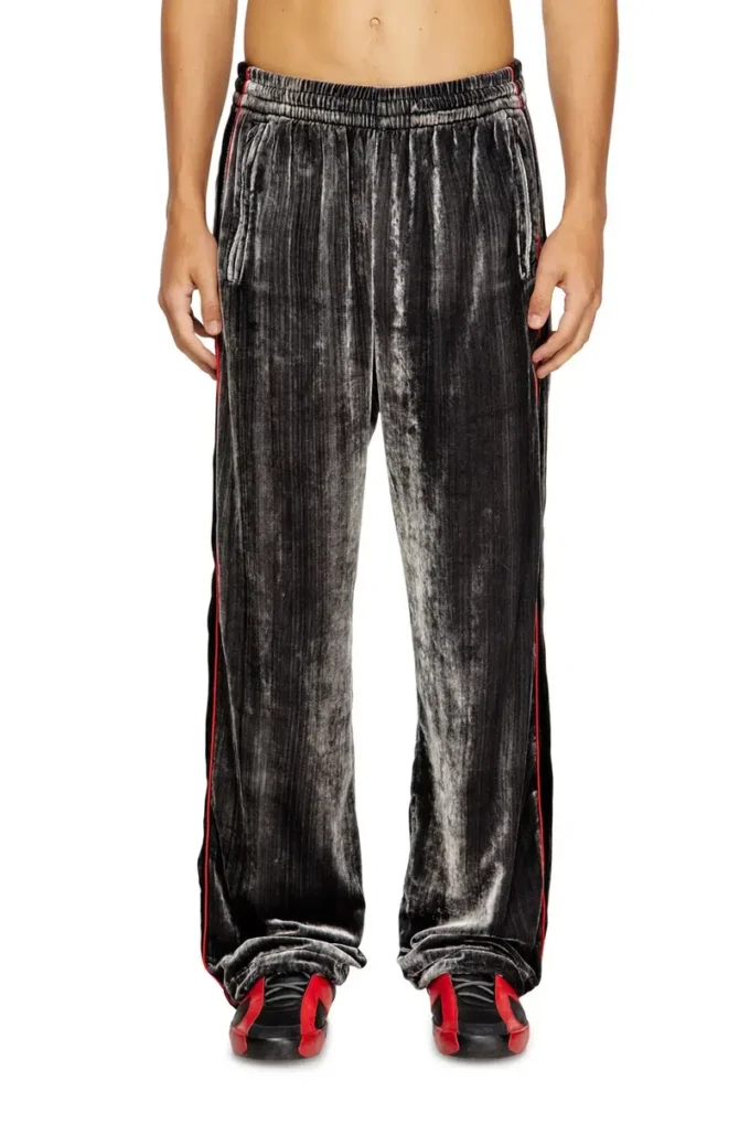 p-hay Pantalon de survêtement en velours traité