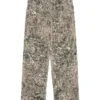 p-hokney Pantalon camouflage à effet délavé