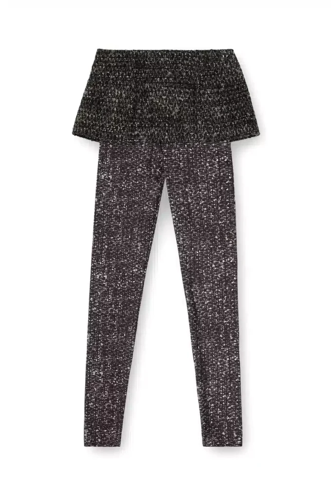p-hour Jupe bouclée avec leggings