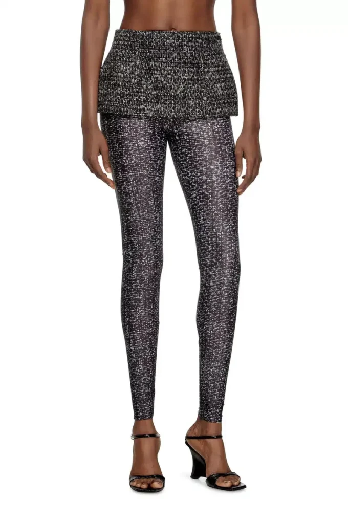 p-hour Jupe bouclée avec leggings