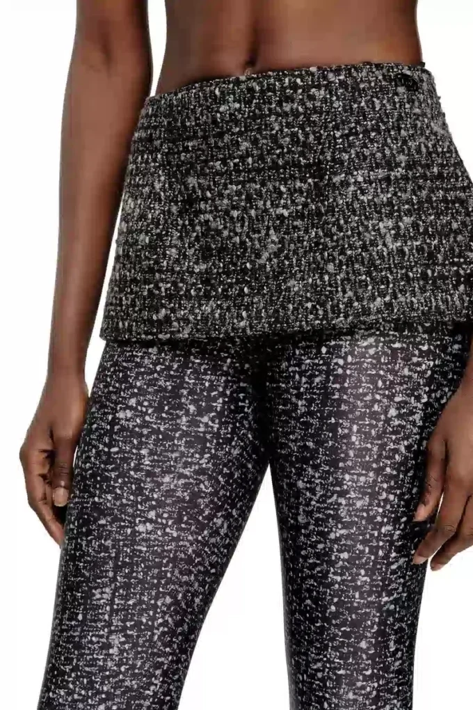 p-hour Jupe bouclée avec leggings