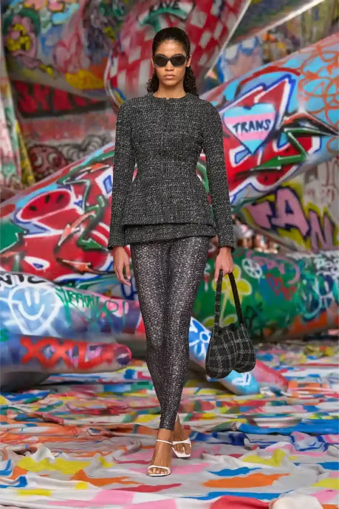 p-hour Jupe bouclée avec leggings