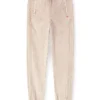 p-iusko-ag Pantalon en nylon délavé avec bandes latérales