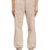 p-iusko-ag Pantalon en nylon délavé avec bandes latérales