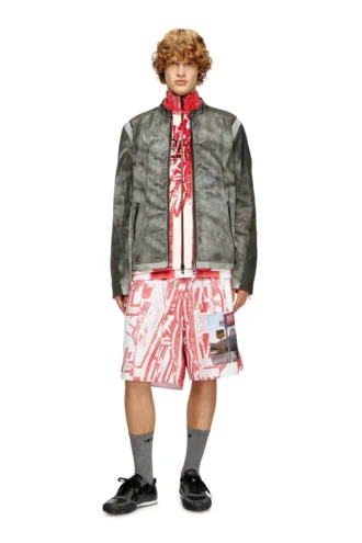 p-kurt Short rayé avec empiècements photo