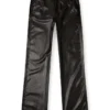 p-lain Pantalon cinq poches en tissu enduit