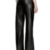 p-lain Pantalon cinq poches en tissu enduit