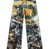 p-leopes-peel Pantalon déchiré avec imprimés cinéma