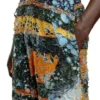 p-leopes-peel Pantalon déchiré avec imprimés cinéma
