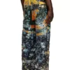 p-leopes-peel Pantalon déchiré avec imprimés cinéma