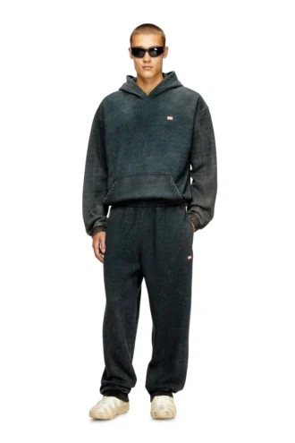 p-marky-cuff Pantalon à cordon de serrage et bordures côtelées