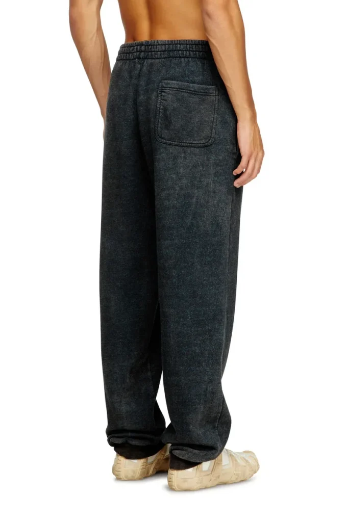 p-marky-cuff Pantalon à cordon de serrage et bordures côtelées