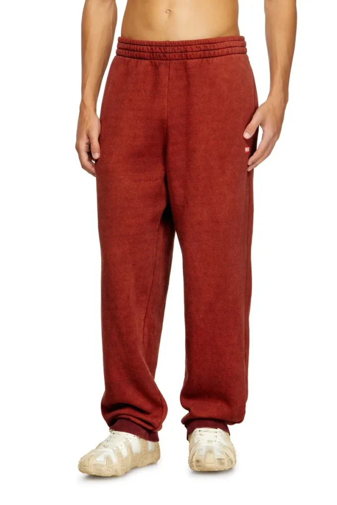 p-marky-cuff Pantalon à cordon de serrage et bordures côtelées