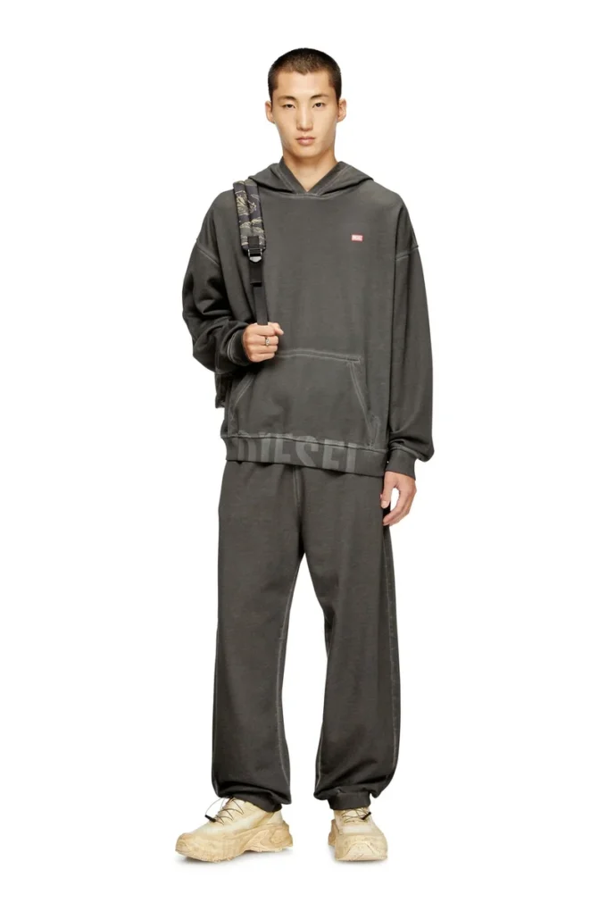 p-marky-cuff-t1 Pantalon de jogging en coton avec cordon de serrage à la taille