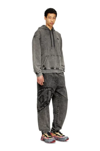 p-marky-den Pantalon de survêtement en coton biologique avec patch Oval D