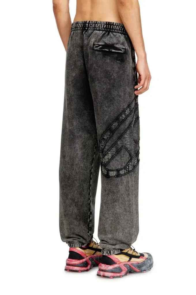 p-marky-den Pantalon de survêtement en coton biologique avec patch Oval D