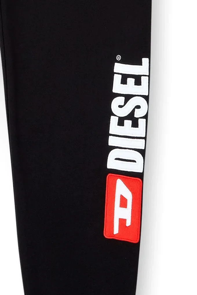 p-marky-div Pantalon de survêtement en coton avec patch Diesel