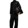 p-marky-od Pantalon de survêtement avec logo Oval D effet métallisé