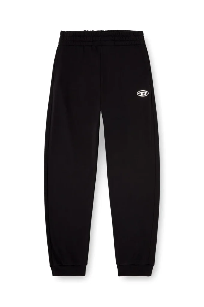 p-marky-od Pantalon de survêtement avec logo Oval D effet métallisé