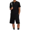 p-marshy-od Short de survêtement avec logo Oval D argenté