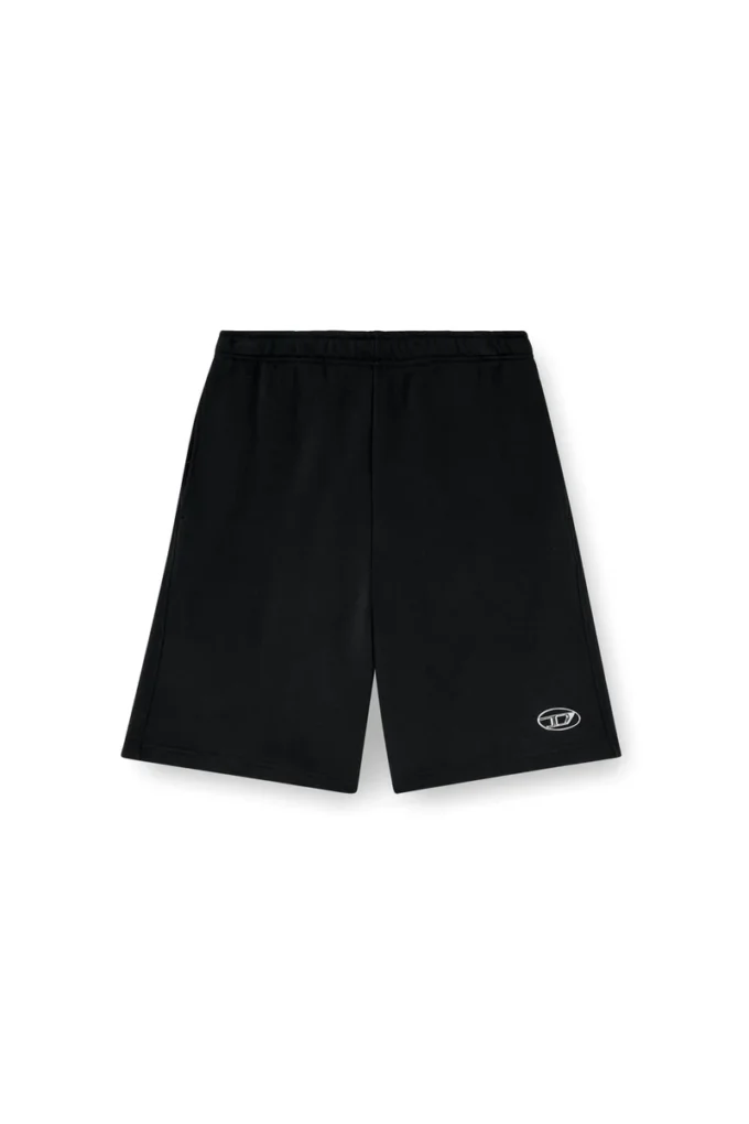 p-marshy-od Short de survêtement avec logo Oval D argenté