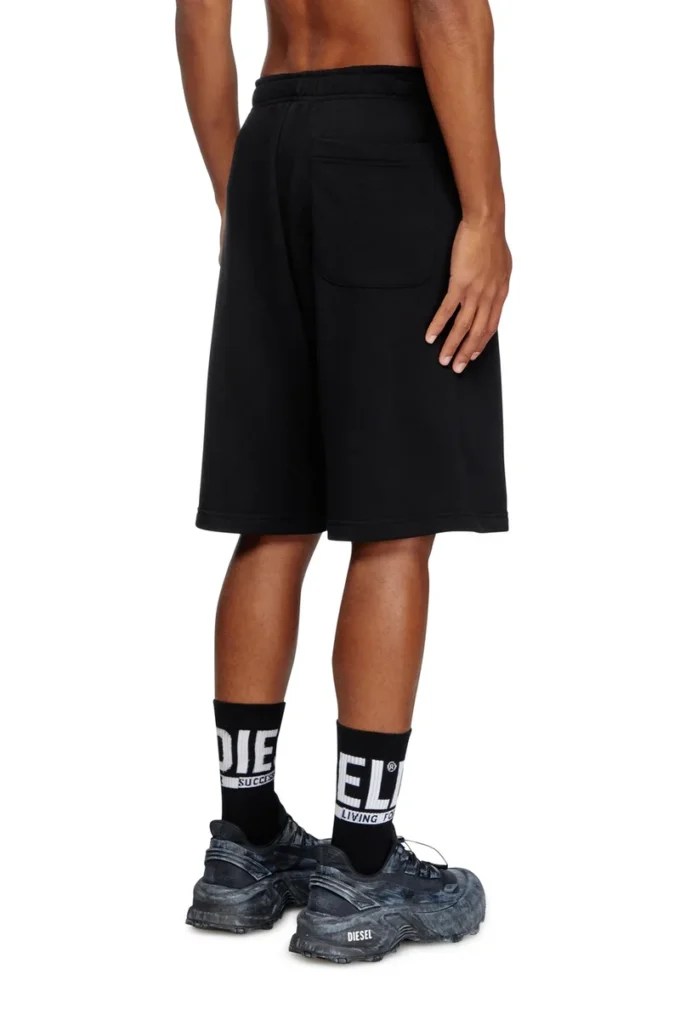 p-marshy-od Short de survêtement avec logo Oval D argenté