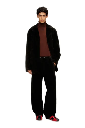 p-martial Pantalon en velours côtelé avec cordon de serrage