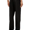 p-owers Pantalon en laine mélangée avec taille élastique