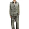p-theck-lkct Pantalon élastiqué en viscose aspect denim