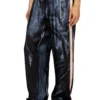 p-thecks-nman Pantalon en viscose avec imprimé motard