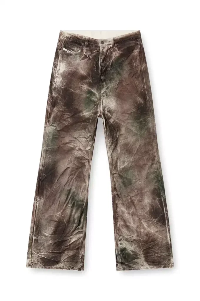 p-thug-pant Pantalon en toile camouflage froissée