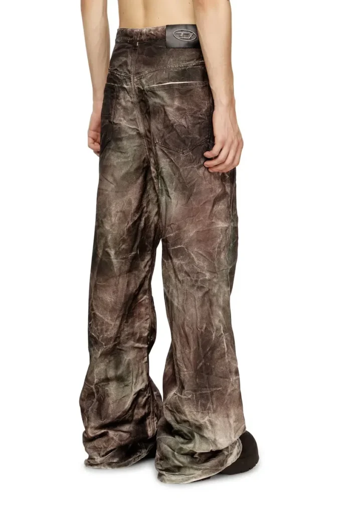 p-thug-pant Pantalon en toile camouflage froissée
