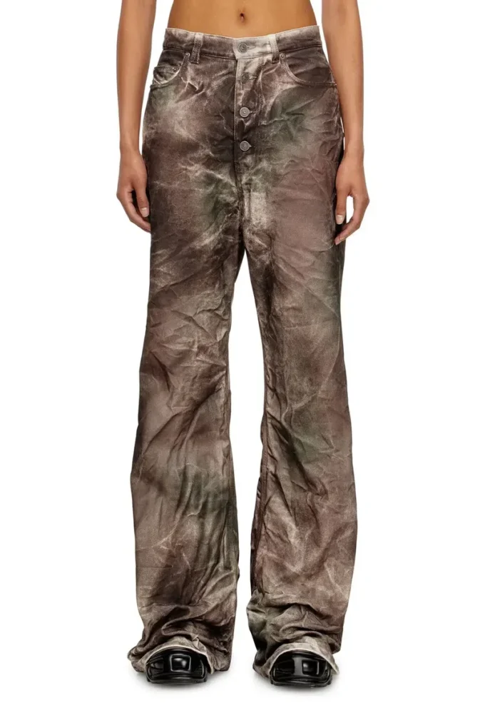 p-thug-pant Pantalon en toile camouflage froissée