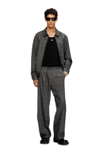 p-tilson Pantalon en laine avec cordon de serrage à la taille