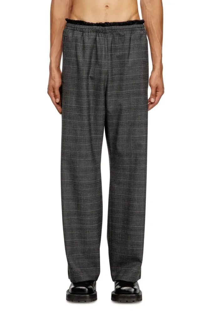 p-tilson Pantalon en laine avec cordon de serrage à la taille
