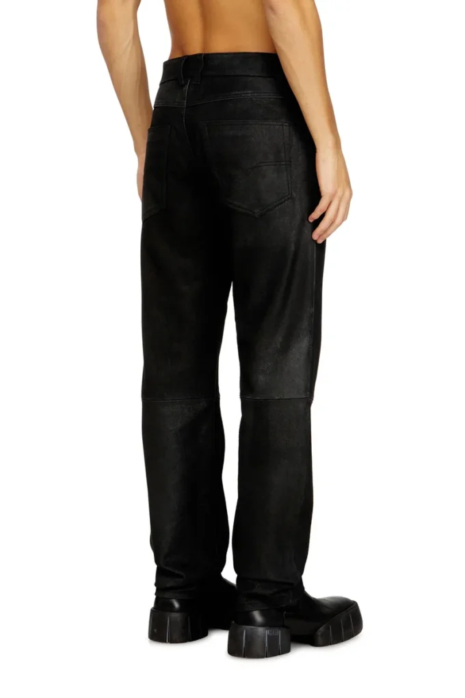 p-vyll-dmbi Pantalon en cuir coupe jean