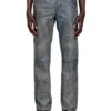 p-vyll-qmbw Pantalon en cuir coupe jean