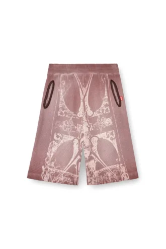 p-warky-short Short gaufré avec imprimé médiéval