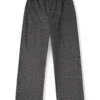 p-yrite Pantalon en laine avec poches passepoilées