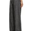 p-yrite Pantalon en laine avec poches passepoilées