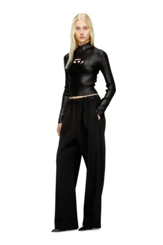 p-yrite-r2 Pantalon en laine avec cordon de serrage