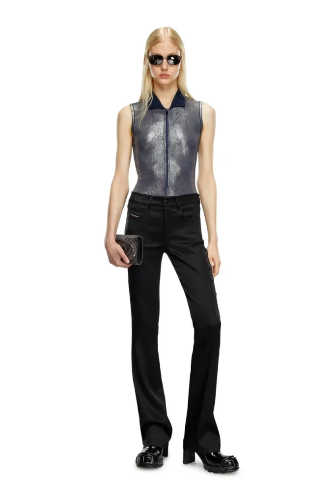 pantalon 5 poches p-ebbey en satin stretch