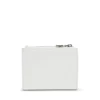 Play bi-fold zip ii Petit portefeuille en cuir brillant