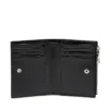 Play bi-fold zip ii Petit portefeuille en cuir brillant