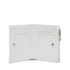 Play bi-fold zip ii Petit portefeuille en cuir brillant