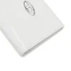 Play bi-fold zip ii Petit portefeuille en cuir brillant